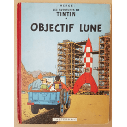 Tintin T.16 / Hergé / Objectif Lune / (B8 belge) - C - EO - (1953)