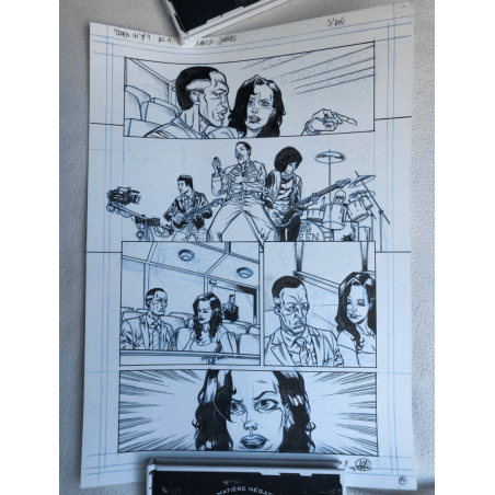 Letter 44 T.01 à T.04 / 3x dédicaces / Planche originale / 4x C - EO - (2015/2016)