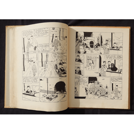  Tintin T.05 / Hergé / Le Lotus bleu / N&B / C / EO / 5 hors texte couleurs - (1936)