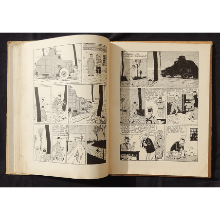  Tintin T.05 / Hergé / Le Lotus bleu / N&B / C / EO / 5 hors texte couleurs - (1936)