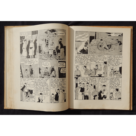  Tintin T.05 / Hergé / Le Lotus bleu / N&B / C / EO / 5 hors texte couleurs - (1936)