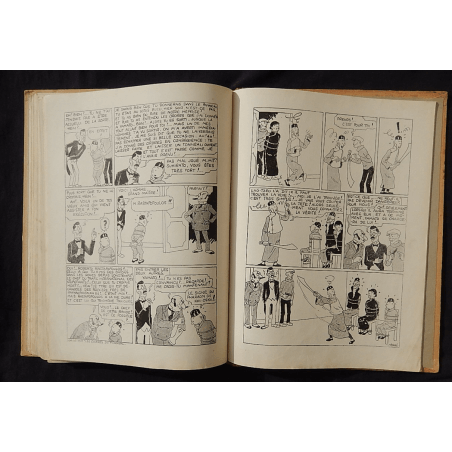  Tintin T.05 / Hergé / Le Lotus bleu / N&B / C / EO / 5 hors texte couleurs - (1936)