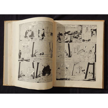  Tintin T.05 / Hergé / Le Lotus bleu / N&B / C / EO / 5 hors texte couleurs - (1936)