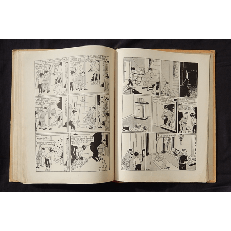  Tintin T.05 / Hergé / Le Lotus bleu / N&B / C / EO / 5 hors texte couleurs - (1936)