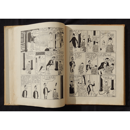  Tintin T.05 / Hergé / Le Lotus bleu / N&B / C / EO / 5 hors texte couleurs - (1936)