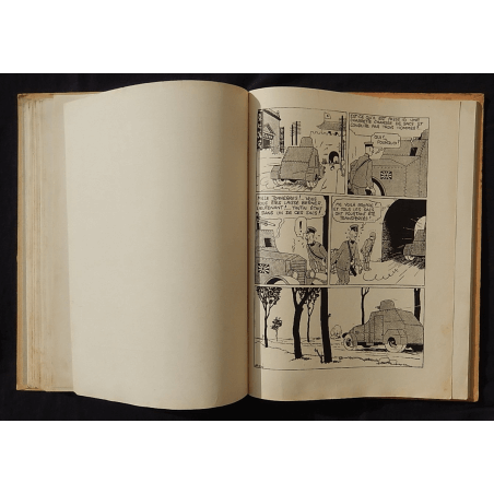  Tintin T.05 / Hergé / Le Lotus bleu / N&B / C / EO / 5 hors texte couleurs - (1936)
