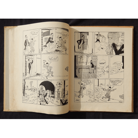  Tintin T.05 / Hergé / Le Lotus bleu / N&B / C / EO / 5 hors texte couleurs - (1936)