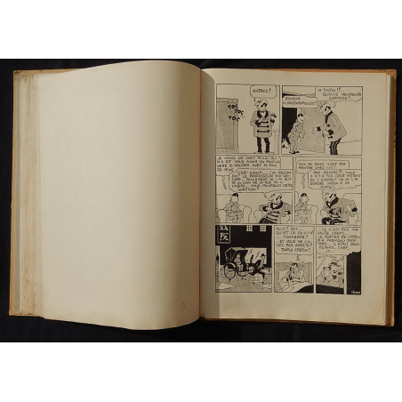  Tintin T.05 / Hergé / Le Lotus bleu / N&B / C / EO / 5 hors texte couleurs - (1936)