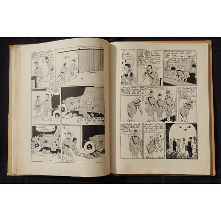  Tintin T.05 / Hergé / Le Lotus bleu / N&B / C / EO / 5 hors texte couleurs - (1936)