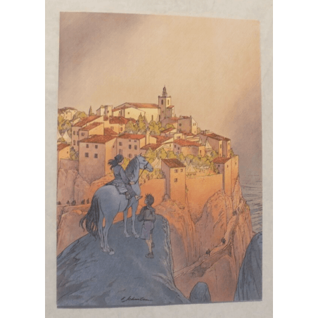 Les cités obscures / La tour / Dédicace  Schuiten - Peeters / EO 1987 /