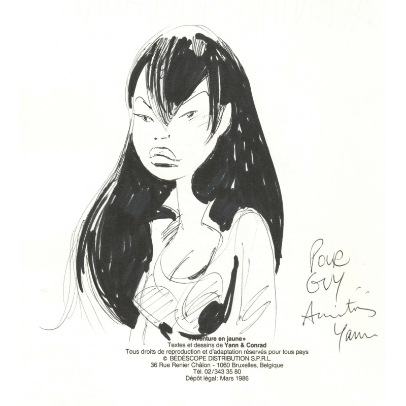 Les innommables T.02 / Dédicace Yann / 1986