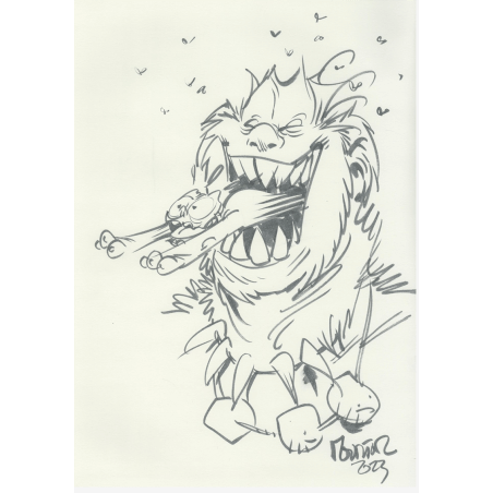 Trolls de Troy T.18 / TT / Pröfy Blues / Dédicace Mourier / 2016