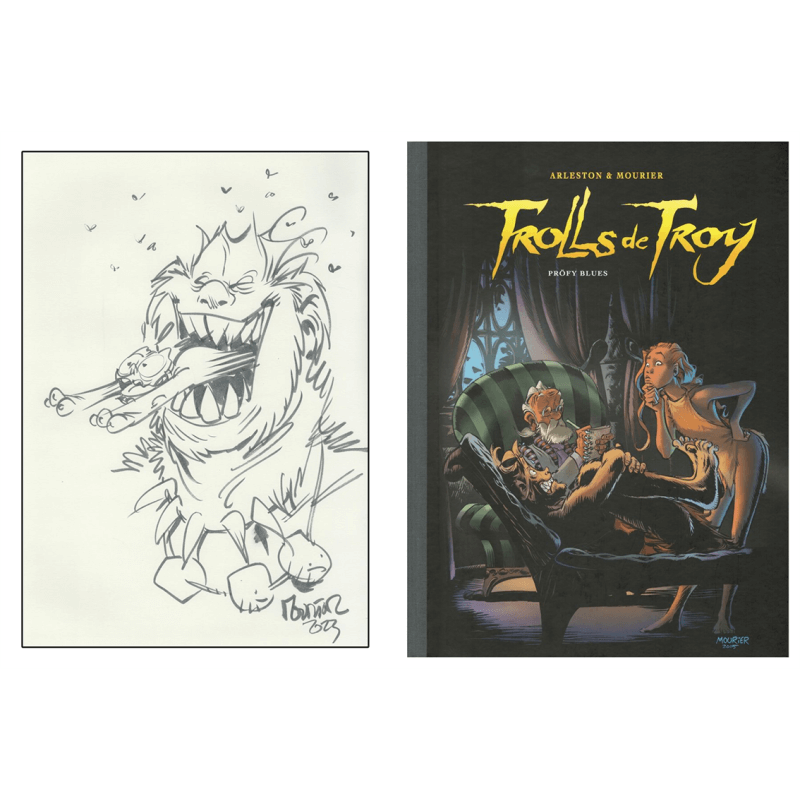 Trolls de Troy T.18 / TT / Pröfy Blues / Dédicace Mourier / 2016