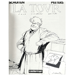 Les cités obscures / La tour / Dédicace Schuiten / EO / 1987
