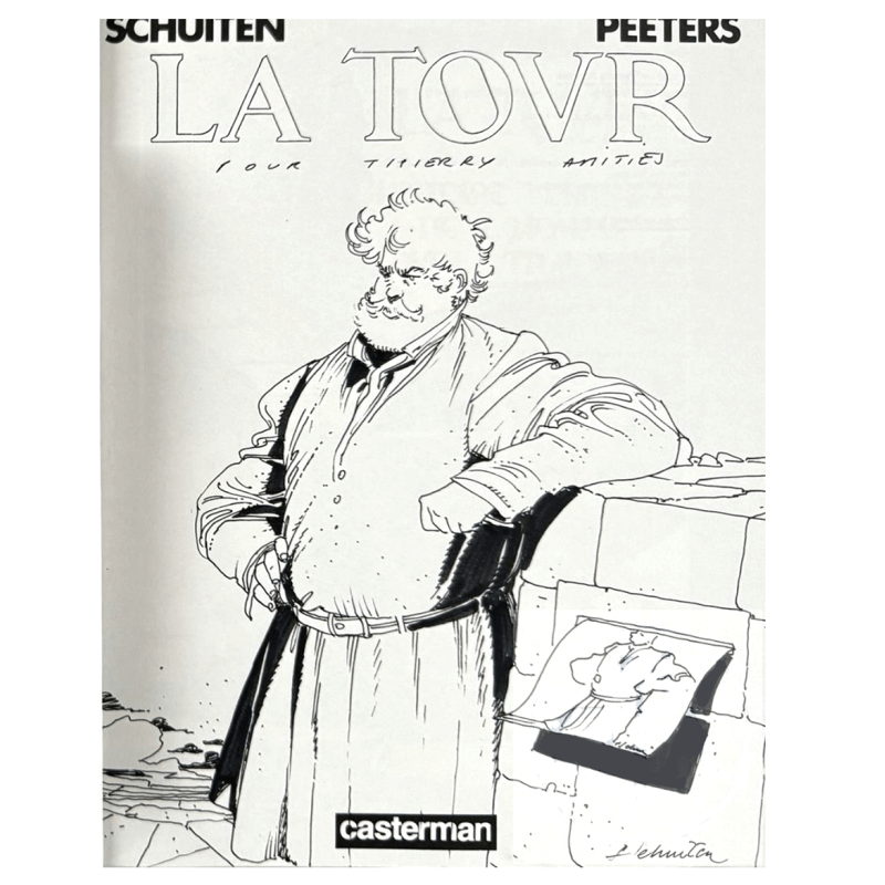Les cités obscures / La tour / Dédicace Schuiten / EO / 1987