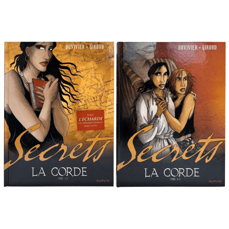  Secrets - La corde T/01 & T.02 / 2x Dédicaces Duvivier / EO 2010-2011