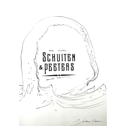  Dark cities T.12 / Schuiten dedication / TT / EO / Pulled apart pigment inks