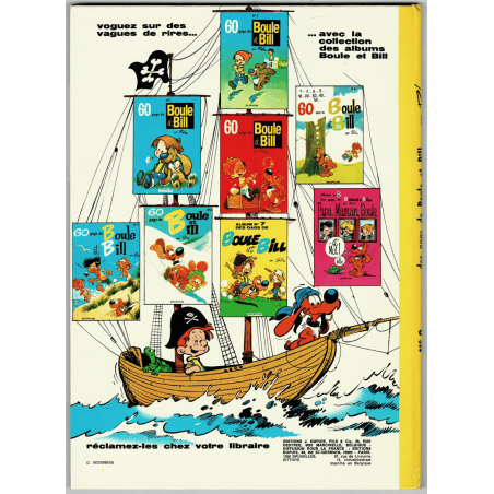 Boule et Bill T.09 / EO de 1973 / Roba