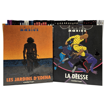  MOEBIUS + JODOROWSKY + MOORE + PÉCAU - Lot de 48 albums, tous en EO