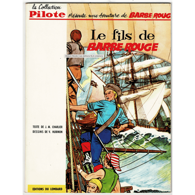  Barbe-Rouge T.02 / Le fils de Barbe-Rouge / EO Belge / B / 1963
