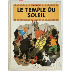 Tintin / Hergé / Album pop-hop T.02 "Le temple du soleil" EO de 1969