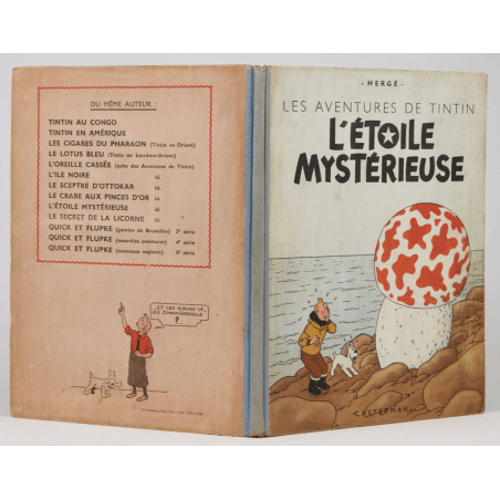 Tintin T.10 / Hergé / L'étoile mystérieuse / C / 1944