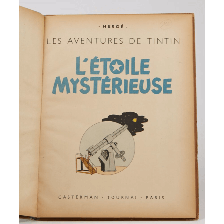 Tintin T.10 / Hergé / L'étoile mystérieuse / C / 1944