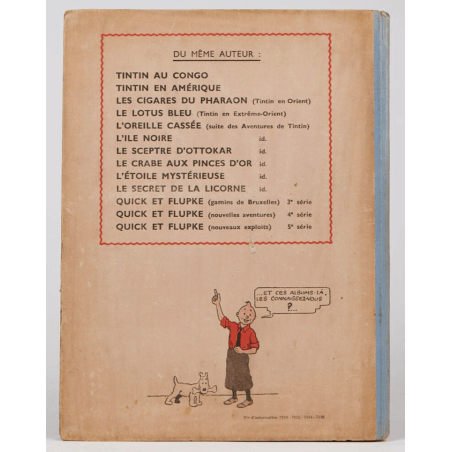 Tintin T.10 / Hergé / L'étoile mystérieuse / C / 1944