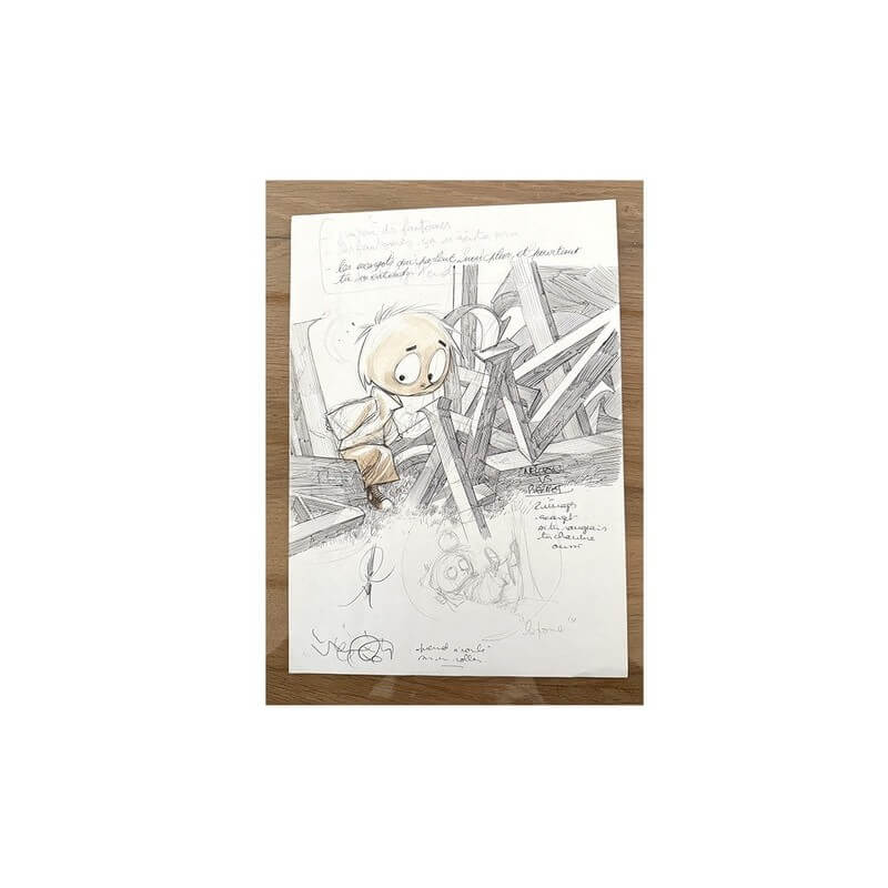 Original Small Pierrot / Alberto Varanda / A4 / Signé