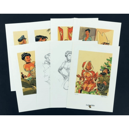 Portfolio Les 12 mois de l'année (150 ex.) / Meynet F. / 1999