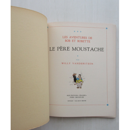 Bob et Bobette T.21 / Le père moustache / Vandersteen W. / B / EO / 1958
