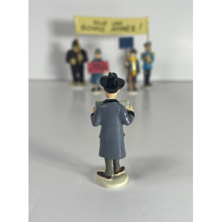 Tintin / Hergé / “Carte de voeux 1972” / Série 4 complète / réf 46995 / 46998