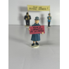 Tintin / Hergé / “Carte de voeux 1972” / Série 4 complète / réf 46995 / 46998