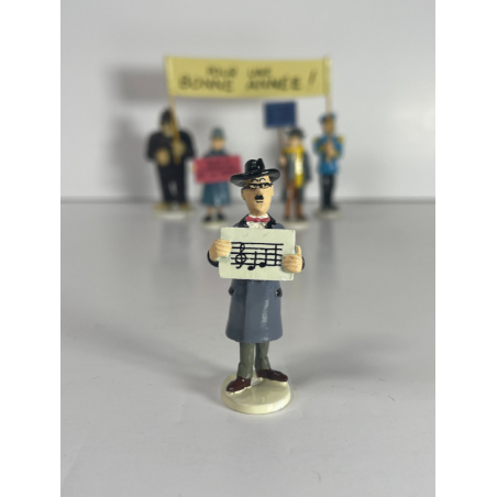 Tintin / Hergé / “Carte de voeux 1972” / Série 4 complète / réf 46995 / 46998