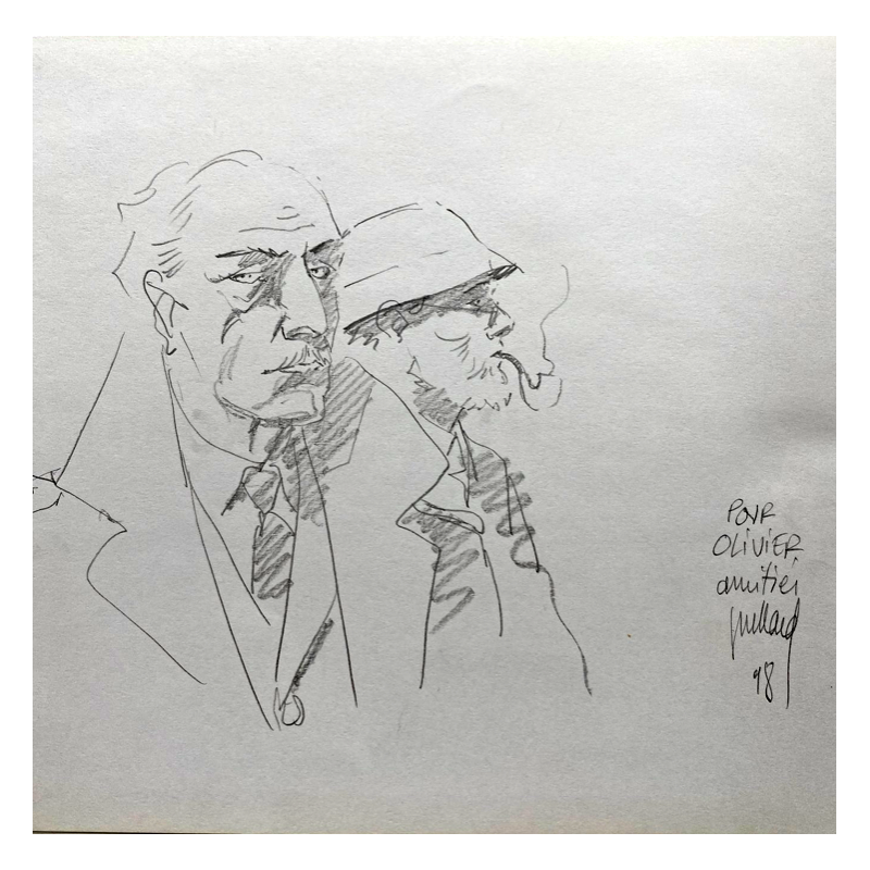Blake et Mortimer / L'Aventure immobile / Dédicace de Juillard - C - EO - 1998