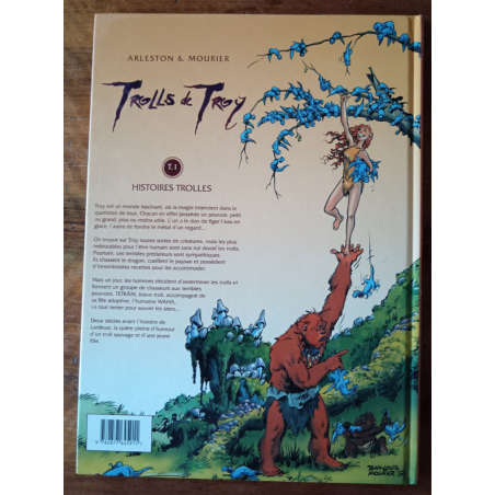 Trolls de Troy T.01 / Histoires Trolles /Dédicace Mourier /  EO / 1997 /