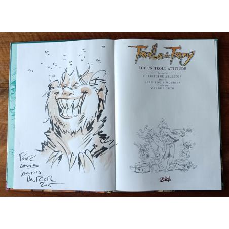 Trolls de Troy T.08 / Rock'n Troll Attitude / Dédicace de Mourier / EO