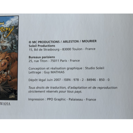 Trolls de Troy T.10 / Les Enragés du Darshan (II) / Dédicace couleur Mourier