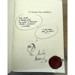 Le souper des maléfices / Dédicace Arleston et son cachet de cire /