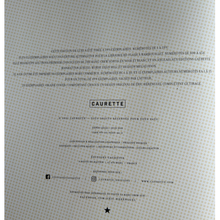 The Kong Crew / Artist edition 1 + suppléments + dédicace / Édition limitée / 2021