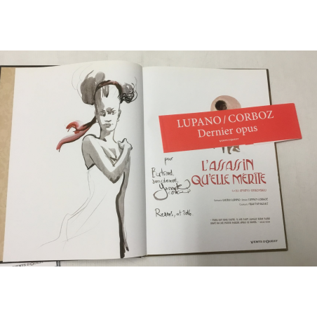 L'Assassin qu'elle mérite T.02 + T.04 / 2x dédicaces Corboz /  2012/2016