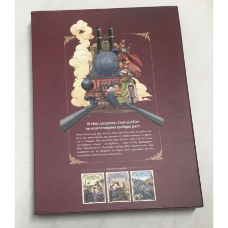 Le Paris des Merveilles T.01 + T.02 + Les Artilleuses T.01 à T.03 + Dédicace Willem / 5 x C + coffret / EO / 2020/2023.0