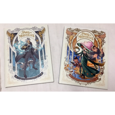 Le Paris des Merveilles T.01 + T.02 + Les Artilleuses T.01 à T.03 + Dédicace Willem / 5 x C + coffret / EO / 2020/2023.0
