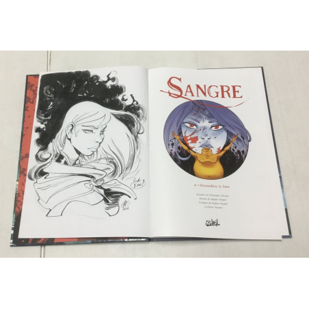 Sangre T.04 / Donnadion le Béat / Dessin original Vergani / EO - 2023