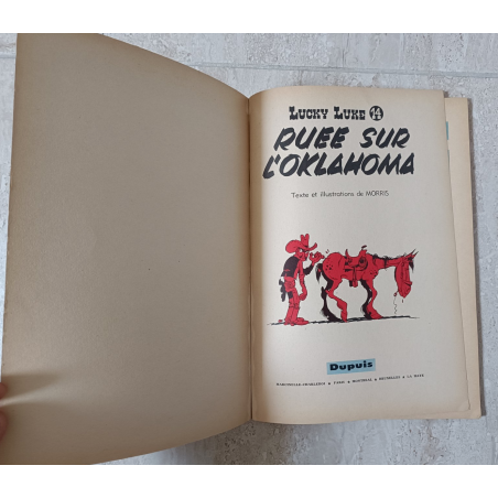 Lucky Luke T.14 / Morris / Ruée sur l'Oklahoma / B / EO / 1960