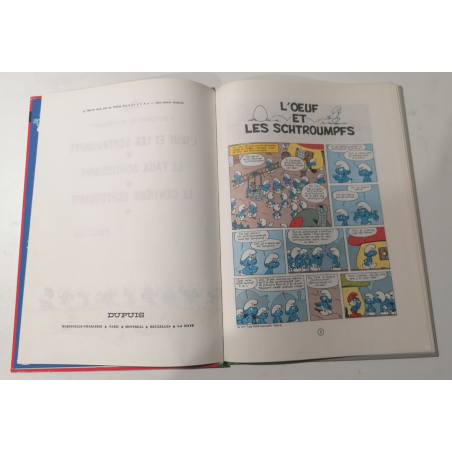 Les Schtroumpfs T.04 / L'Oeuf et les Schtroumpfs / Peyo / C / EO /- 1968