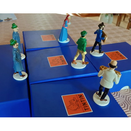 Tintin / Hergé /  Figurines Moulinsart / Pixi Série carte de voeux Nr 6