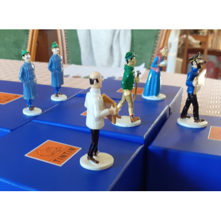 Tintin / Hergé /  Figurines Moulinsart / Pixi Série carte de voeux Nr 6