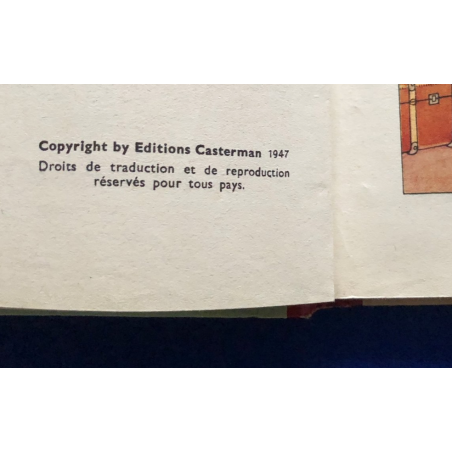 Tintin T.02 / Hergé / Tintin au Congo (B4) / C / Réédition / 1950