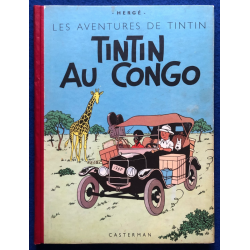 Tintin T.02 / Hergé / Tintin au Congo (B4) / C / Réédition / 1950